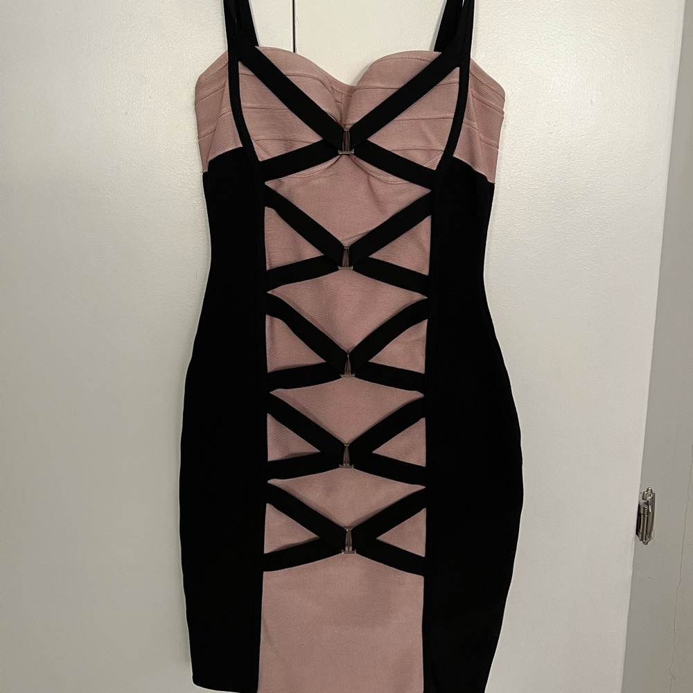 Bandage crisscross dress